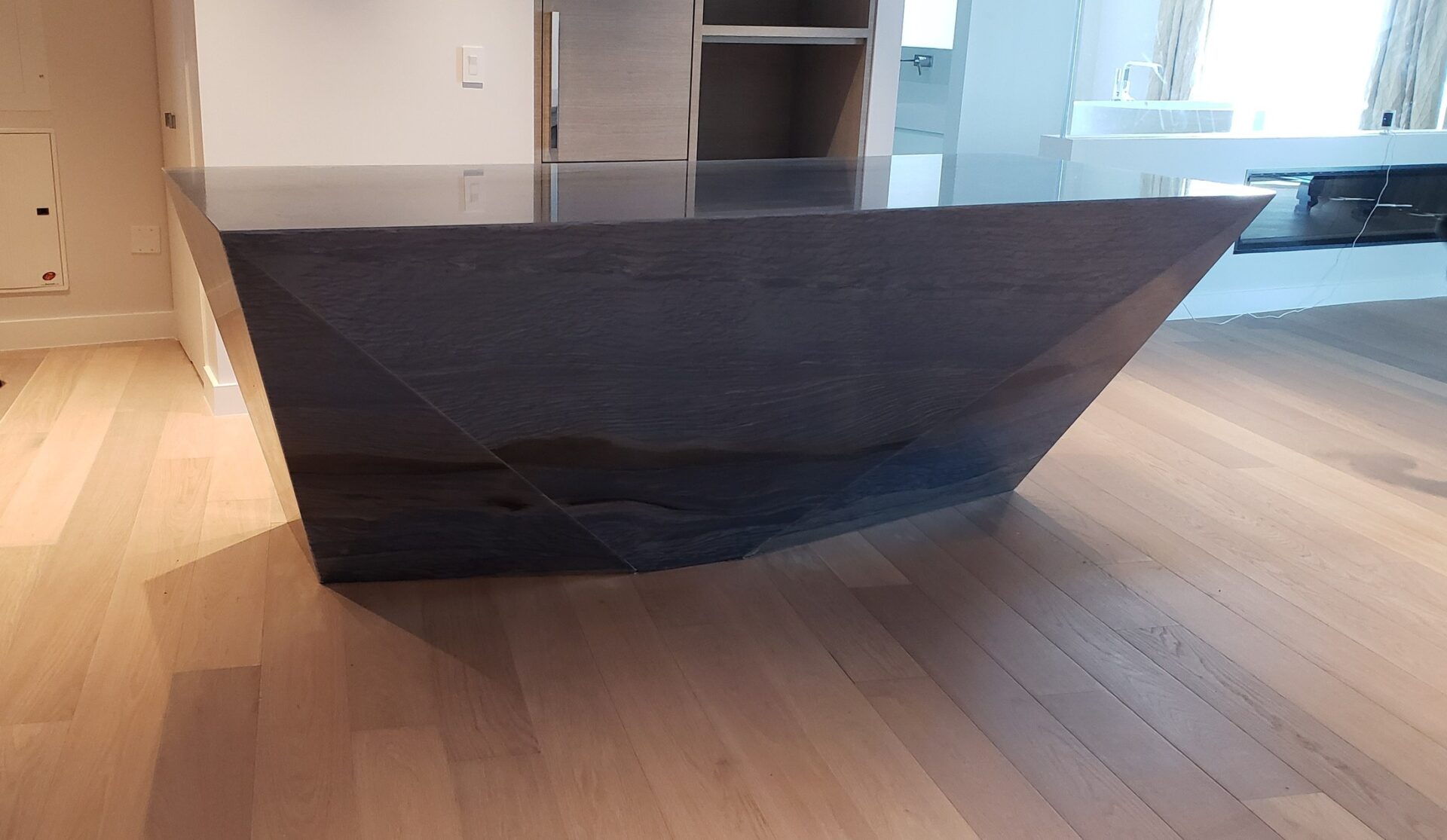 Sculptural Stone Island — view 1